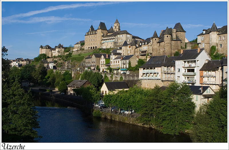Uitzicht over Uzerche.